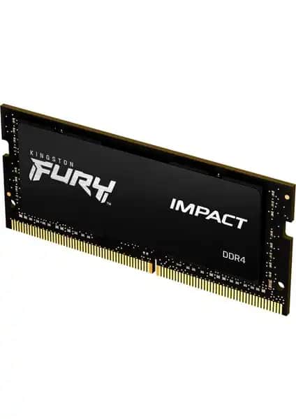 Kingston FURY Impact 8GB DDR4 3200MHz SODIMM RAM - Yüksek Performans ve Düşük Güç Tüketimi