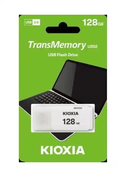 Kioxia 128GB Beyaz USB 2.0 Flash Bellek: Güvenilir ve Pratik Veri Depolama Çözümü