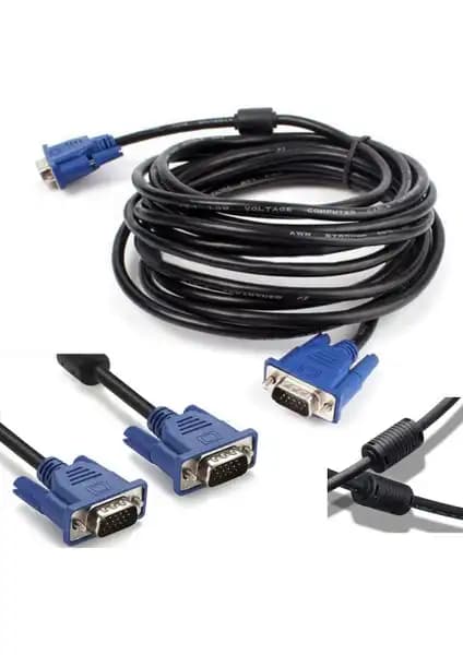Koodmax 10M Orijinal VGA Görüntü Kablosu Yüksek Kalite Güvenilir Bağlantı