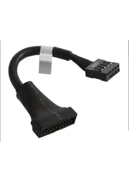 Kuvars 19 Pin USB 3.0 Erkek ile 9 Pin USB 2.0 Dişi Dönüştürücü Kablo Teknik Özellikleri ve Kullanım Alanları