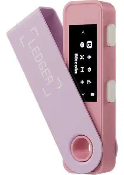 Ledger Nano S Plus Pastel Pembe Kripto Donanım Cüzdanı Güvenli ve Şık Dijital Varlık Yönetimi