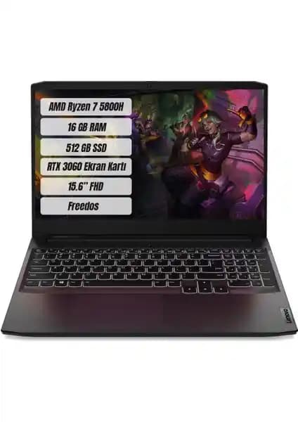 Lenovo Ideapad Gaming 3: Yüksek Performanslı Oyun ve Çok Amaçlı Dizüstü Bilgisayar