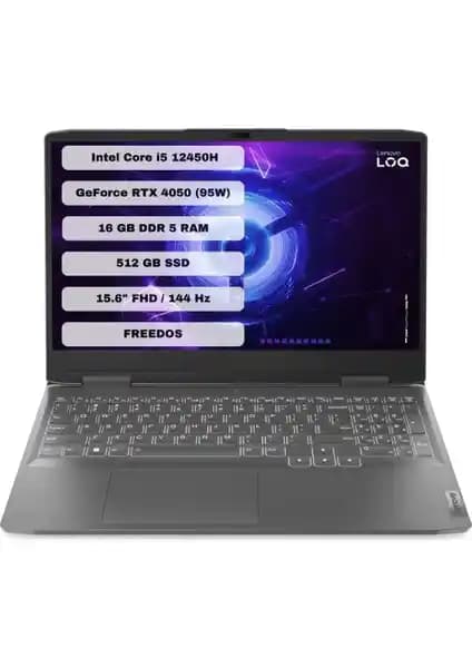 Lenovo LOQ 15IRH8: Güçlü Performans ve Taşınabilirlik Sunan Oyun ve Profesyonel Dizüstü Bilgisayar