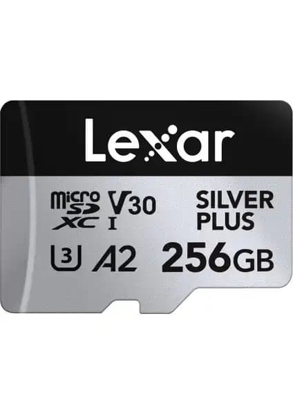 Lexar 256GB Silver Plus MicroSD Kartı Yüksek Hız ve Güvenilirlik Sunar