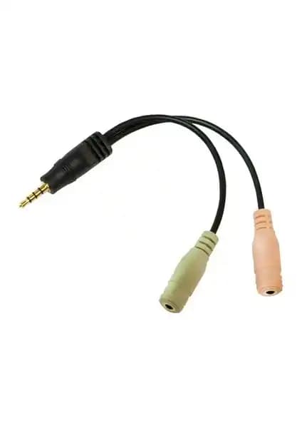 LogiLink CA0021 4 Pin 3.5mm Stereo Erkek ve Dişi Bağlantı Kablosu