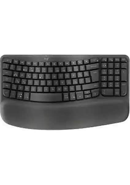 Logitech 920-012311 Wave Keys Türkçe Q Kablosuz Klavye: Modern Çalışma Ortamları İçin Uygun