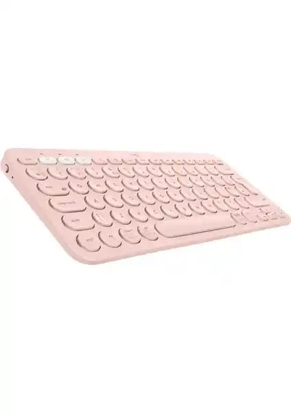 Logitech K380 Bluetooth Rose Klavye: Şık Tasarım ve Çoklu Cihaz Desteğiyle Kullanım Kolaylığı