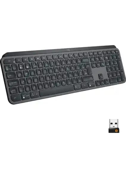 Logitech MX Keys Türkçe Q Kablosuz Klavye: Ergonomik ve Çoklu Cihaz Uyumlu Tasarım