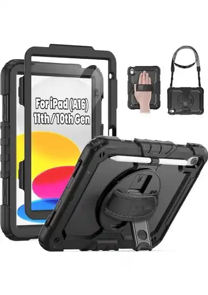 M.TK Moveteck Apple iPad 11. Nesil (A16) için Üstün Koruma ve Fonksiyonellik Sunan Kılıf