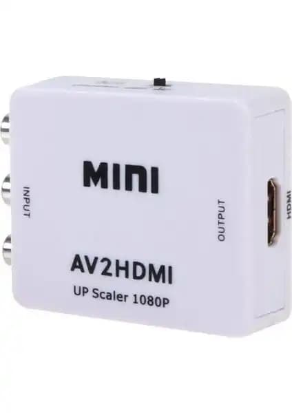 Maxgo 2120 RCA'dan HDMI'ye Dönüştürücü ile Eski ve Yeni Teknolojileri Birleştirin