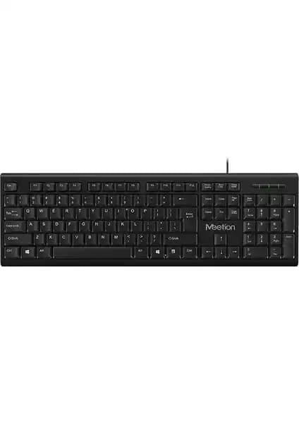 Meetion K100 Kablolu USB Klavye İncelemesi: Temel Fonksiyonlar ve Ergonomik Tasarım