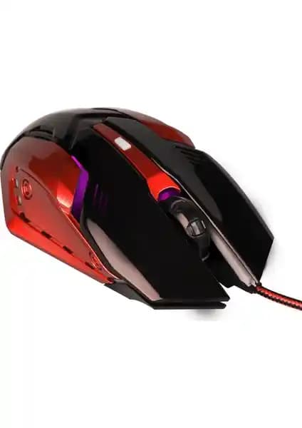 MF Product Strike 0111 Kablolu RGB Gaming Mouse Kırmızı - Yüksek Performanslı ve Ergonomik Tasarım