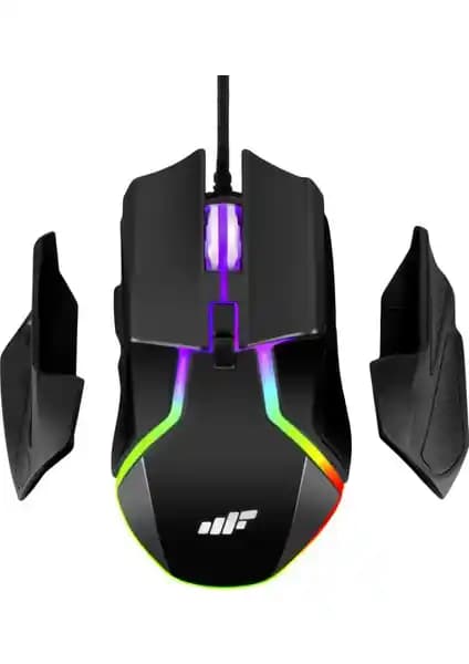 MF Product Strike 0589 RGB Kablolu Gaming Mouse Yüksek Performans ve Ergonomi ile Oyun Deneyimini Geliştirir