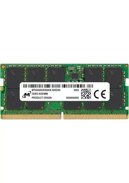 Micron 8GB DDR5 4800MHz Notebook RAM ile Yüksek Performans ve Güvenilirlik