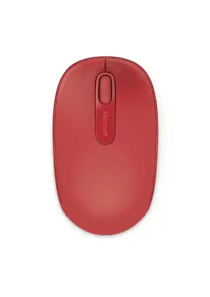Microsoft Mobile 1850 Kablosuz Kırmızı Mouse: Ergonomik ve Şık Tasarımıyla Günlük Kullanım İçin Uygun