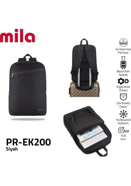 Mila Classone PR-EK200 15.6 İnç Laptop Çantası Şık ve Fonksiyonel Tasarım