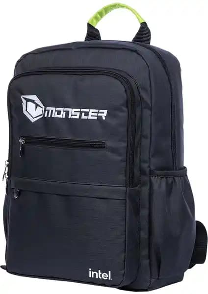 Monster 14'' Laptop Sırt Çantası Günlük ve Seyahat Kullanımı İçin Dayanıklı ve Şık Tasarım