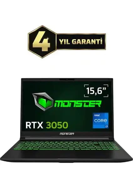 Monster Abra A5 V20.6.2: Güçlü ve Taşınabilir Oyun ve Profesyonel Bilgisayar Özellikleri
