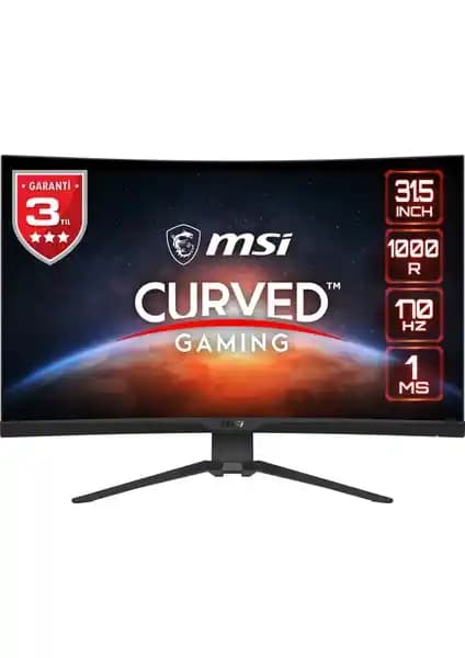 MSI G322CQP 31.5 inç Kavisli Oyun Monitörü Yüksek Performans ve Ergonomi Özellikleri