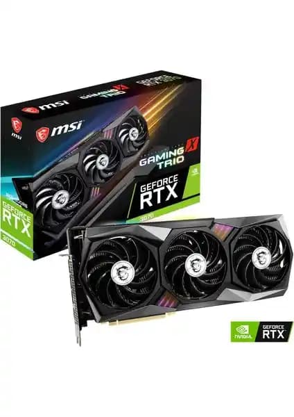 MSI GeForce RTX 3070 Gaming X Trio: Güçlü Performans ve Gelişmiş Soğutma Özellikleriyle Öne Çıkan Ekran Kartı