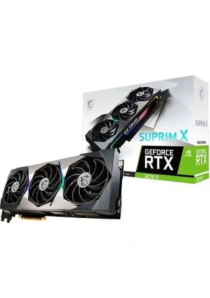 MSI GeForce RTX 3070 Ti SUPRIM X 8GB Ekran Kartı Yüksek Performans ve Gelişmiş Soğutma Teknolojisi