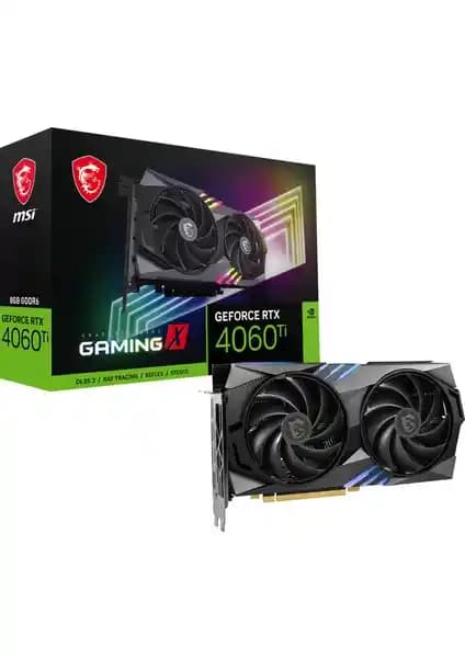 MSI GeForce RTX 4060 Ti GAMING X 8GB Ekran Kartı Yüksek Performans ve Gelişmiş Soğutma Özellikleriyle