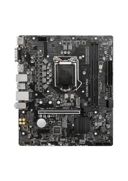 MSI H510M PRO Anakart: Güncel Bağlantı ve Performans Özellikleriyle Güçlü Temel