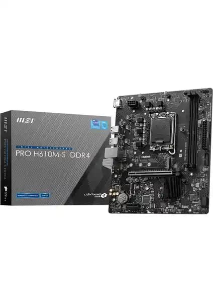 MSI Msı MB Pro H610M-S DDR4 Anakart: Yüksek Performans ve Çok Yönlü Kullanım İçin Uygun