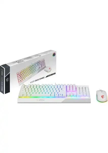 MSI MSI Vigor GK30 Beyaz RGB Oyun Seti Detaylı İnceleme ve Özellikler