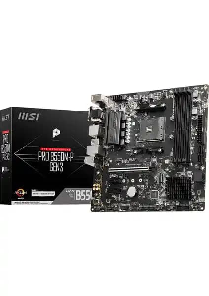 MSI PRO B550M-P GEN3 Anakart: Yüksek Performans ve Güvenilirlik Sunan Mikro ATX Anakart