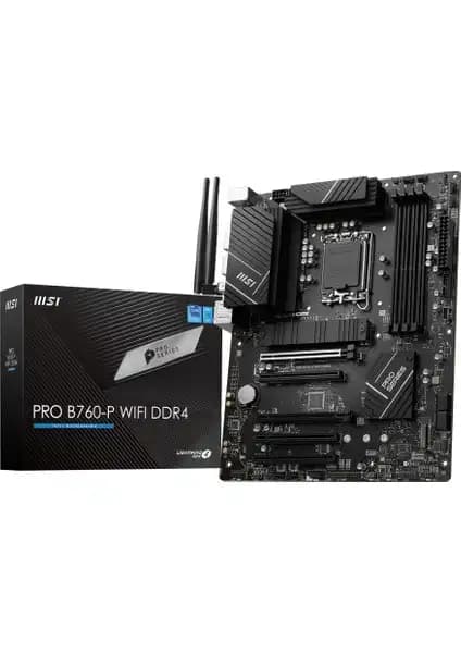 MSI PRO B760-P WIFI DDR4 Anakart: Yüksek Performans ve Güvenilirlik İçin Tasarlandı