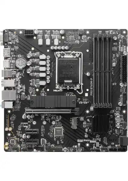 MSI PRO B760M-P Anakart: Güçlü Performans ve Güncel Teknolojilerle Donatılmış Anakart
