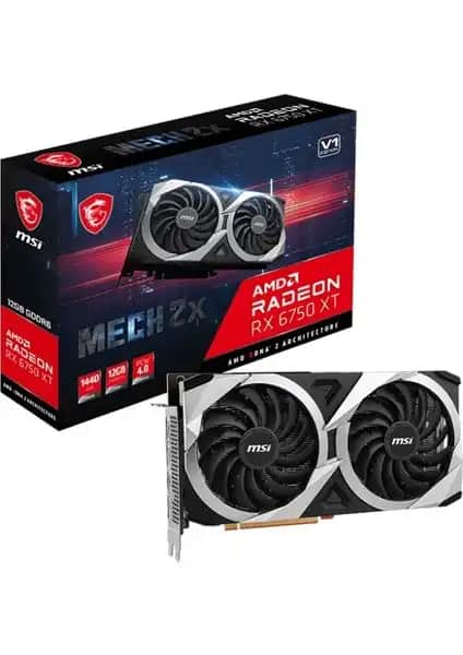 MSI Radeon RX 6750 XT MECH 2X 12G: Yüksek Performanslı Oyun ve Grafik Kartı Özellikleri
