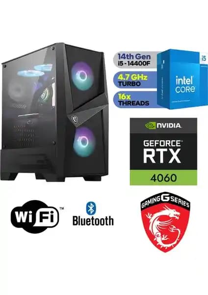 MSI Şafak-Gaming PC: Orta Seviye Oyun ve Profesyonel Kullanım İçin Güçlü Bilgisayar