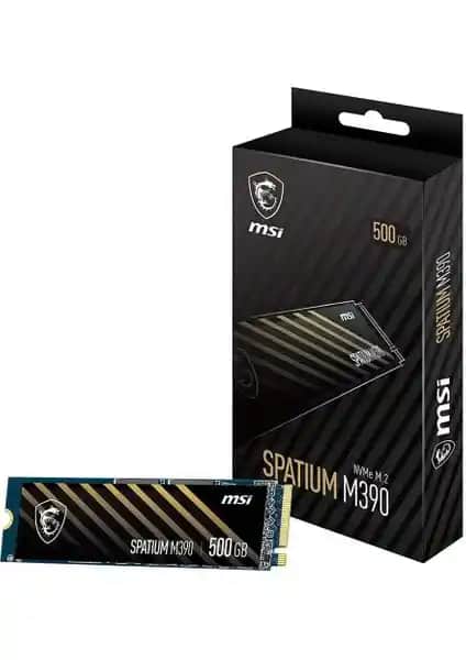 MSI Spatium M390 500GB NVMe M.2 SSD: Yüksek Performans ve Güvenilirlik Sağlayan Depolama Çözümü