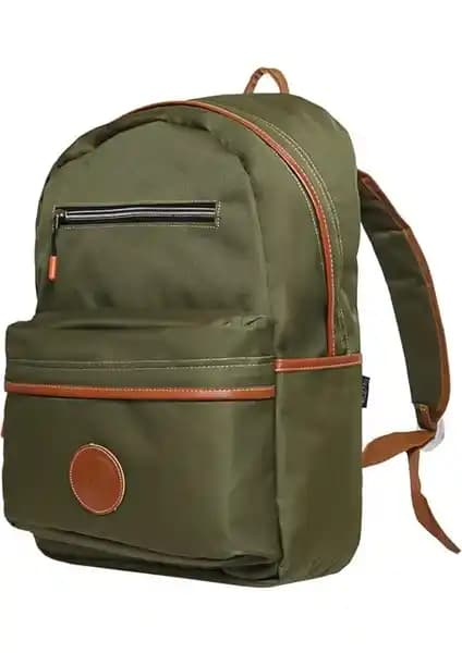 NPO nJoy 16" Unisex Notebook ve Günlük Sırt Çantası Haki Renkli Modern Tasarım