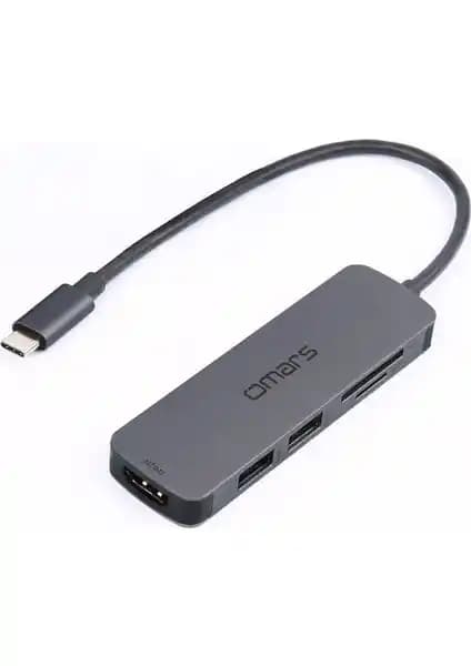 Omars 5 Port Type-C 4K HDMI Video Transferi ve Çoklayıcı Adaptör Özellikleri ve Kullanım Alanları