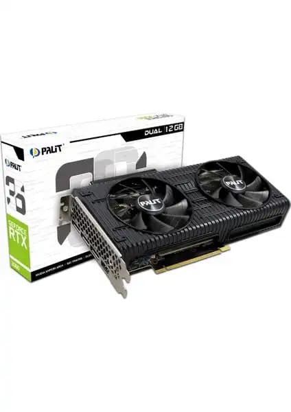 Palit Geforce RTX 3060 Dual LHR 12GB Ekran Kartı Yüksek Performans ve Gelişmiş Soğutma Teknolojisiyle