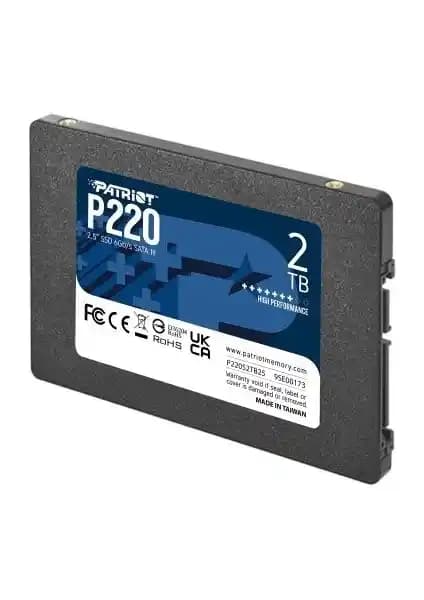 Patriot P220 2TB SATA III SSD: Yüksek Hız ve Güvenilirlik ile Depolama Çözümü