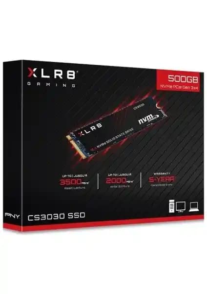 PNY XLR8 CS3030 500 GB PCIe M.2 SSD ile Yüksek Performans ve Güvenilirlik Sağlayın