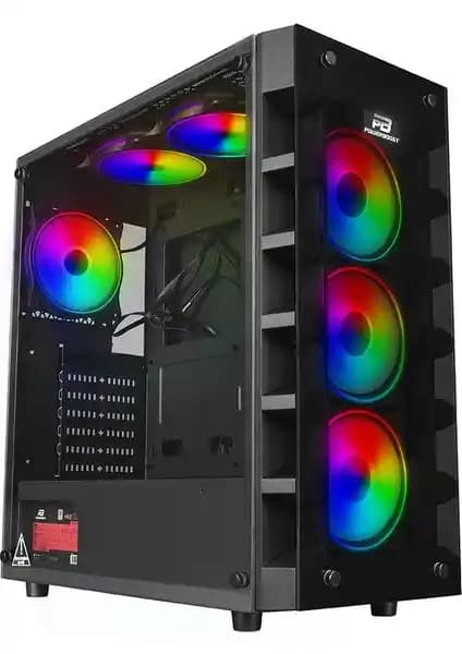 PowerBoost X59RGB-650W: Yüksek Performans ve Estetik Sunan Oyun ve İşlemci Kasası