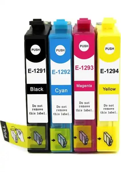 Ppt Premium Epson T1291 Uyumlu Yüksek Kapasiteli 4 Renk Muadil Kartuş Seti