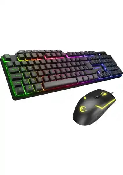 Rampage KM-9858 Jazzy Siyah Rainbow Backlight Gaming Klavye ve Mouse Seti Özellikleri ve Kullanıcı Yorumları