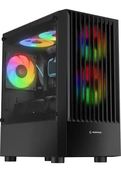 Rampage Lyra Mesh Temperli Camlı Siyah Mini ITX Oyuncu Kasası Güncel Özellikler