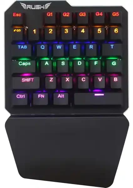 Rush RK77 Mavi Anahtar Mekanik PUBG Klavyesi İncelemesi ve Özellikleri