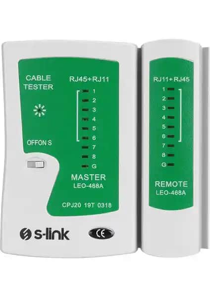 S-Link SL-468 RJ-45 ve RJ-11 Kablo Test Cihazı İncelemesi ve Özellikleri