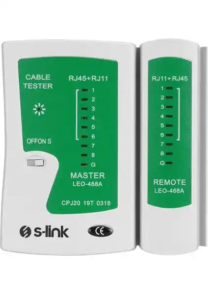 S-Link SL-468 RJ-45 ve RJ-11 Kablo Test Cihazı İncelemesi ve Özellikleri