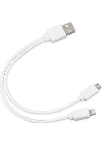 S-Link SL-IP53 USB ve Micro 5Pin Çevirici Kablo iPhone ve Çoklu Cihaz Uyumu