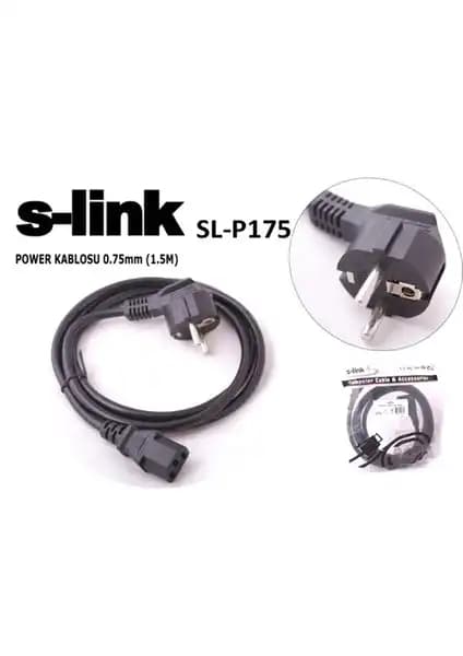 S-Link SL-P175 1.5M 0.75Mm Güç Kablo: Güvenilir ve Yüksek Kaliteli Elektrik Kablosu
