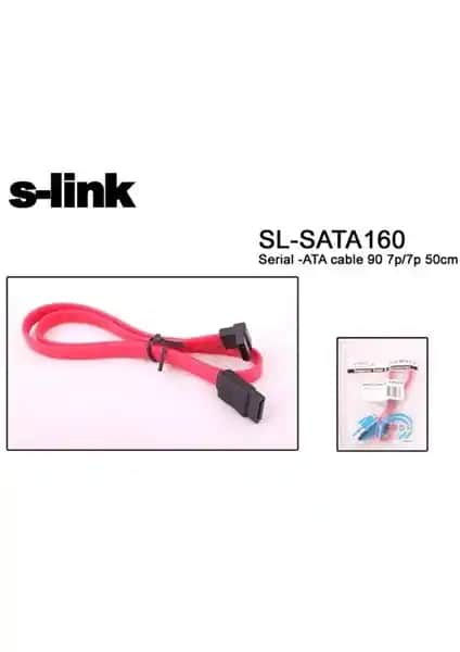 S-Link SL-SATA160 50Cm SATA Veri Kablosu Güvenilir ve Dayanıklı Bağlantı Çözümü